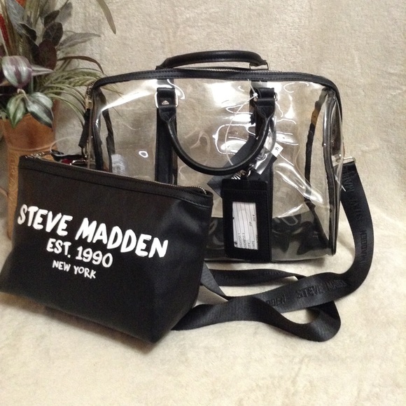 clear steve madden bag